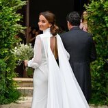 Lucía Pombo el día de su boda con Álvaro López Huerta