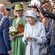 La Reina Isabel en la ceremonia de las llaves en el Palacio Holyroodhouse de Edimburgo junto a Sophie de Wessex