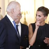 Joe Biden y la Reina Letizia, muy cómplices en la cena por la Cumbre de la OTAN en Madrid