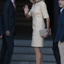 Brigitte Macron en una visita al Teatro Real por la Cumbre de la OTAN en Madrid