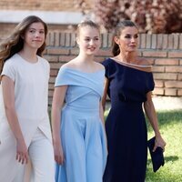 La Reina Letizia, la Princesa Leonor y la Infanta Sofía en los Premios Princesa de Girona 2022