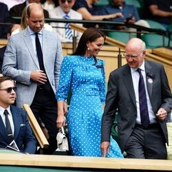 El Príncipe Guillermo y Kate Middleton llegando a Wimbledon 2022