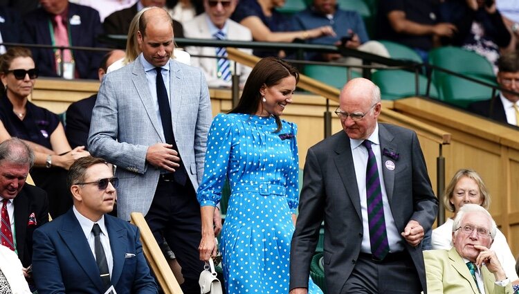 El Príncipe Guillermo y Kate Middleton llegando a Wimbledon 2022