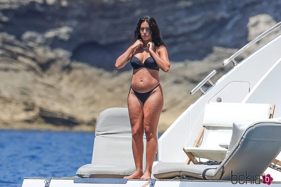 Georgina Rodríguez disfrutando de sus vacaciones en Ibiza