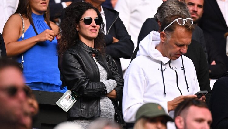 Xisca Perelló apoya a Rafael Nadal en Wimbledon