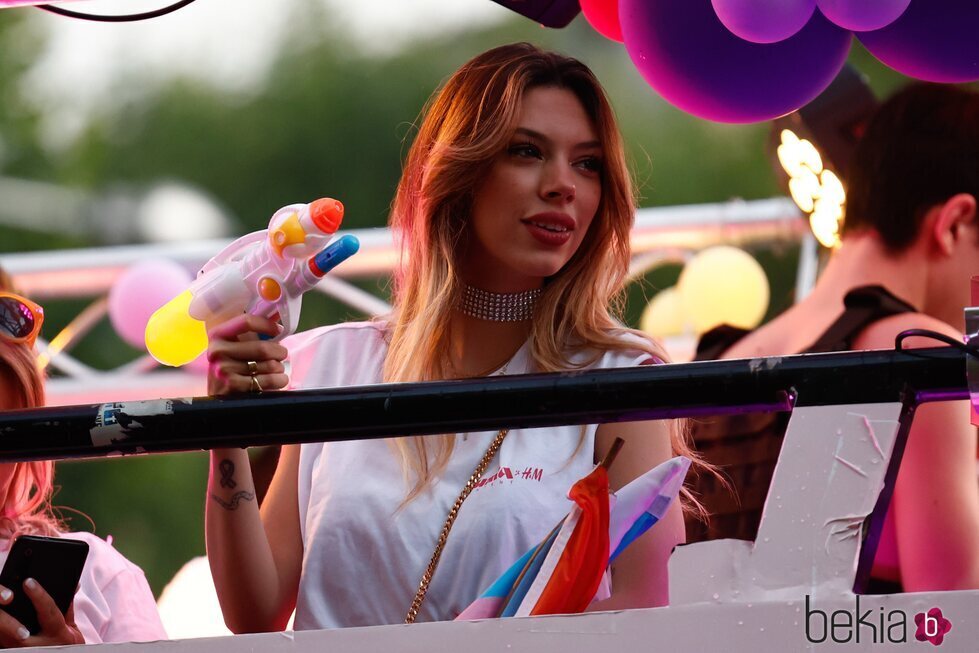 Alejandra Rubio en las fiestas del Orgullo LGTBIQ+ 2022 en Madrid
