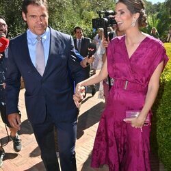 Luis Alfonso de Borbón y Margarita Vargas en la boda de Álvaro Castillejo y Cristina Fernández