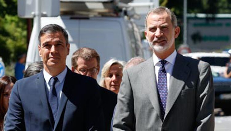 Pedro Sánchez y el Rey Felipe en el homenaje a Miguel Ángel Blanco y a las víctimas de ETA en Ermua