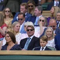 Los Duques de Cambridge y el Príncipe George en la final de Wimbledon 2022