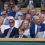 Los Duques de Cambridge y el Príncipe George en la final de Wimbledon 2022