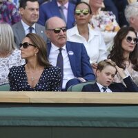El Príncipe George en su debut en Wimbledon junto al Príncipe Guillermo y Kate Middleton