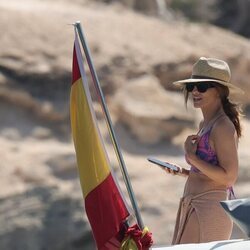 Nagore Aranburu disfrutando de sus vacaciones en Ibiza