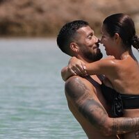 Ezequiel Garay y Tamara Gorro, románticos en Ibiza