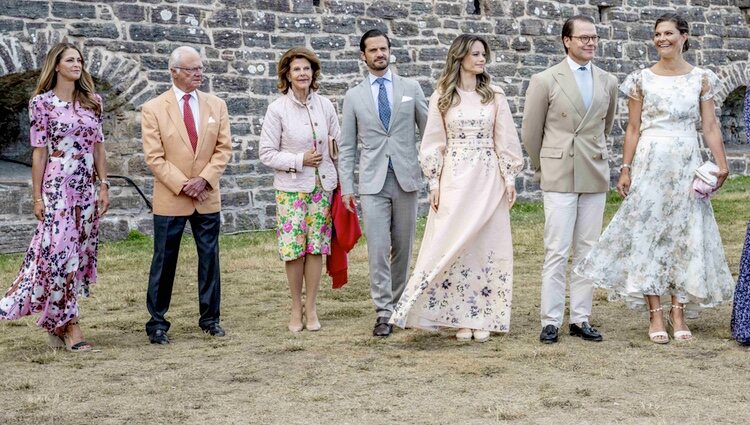 La Familia Real Sueca en el 45 cumpleaños de Victoria de Suecia