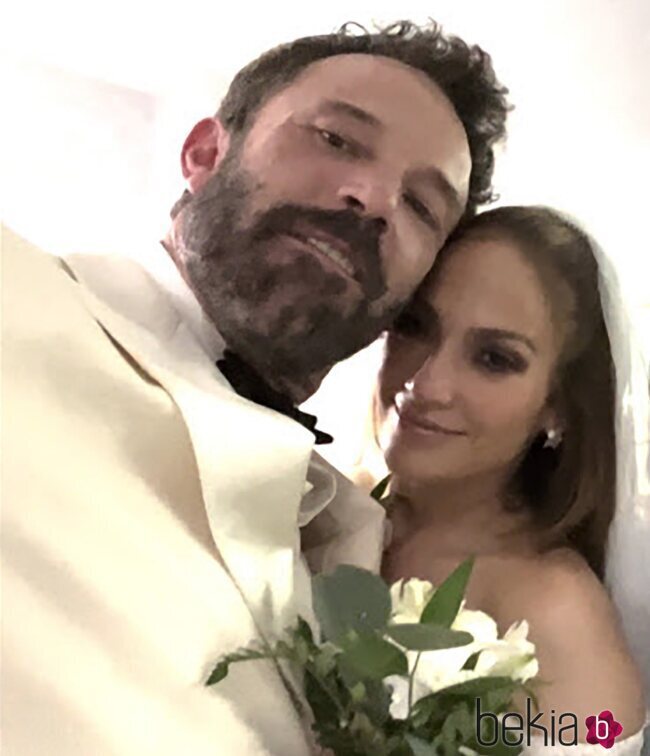 Ben Affleck y Jennifer Lopez recién casados