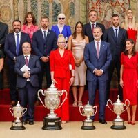 Los Reyes Felipe y Letizia con los premiados en la entrega de los Premios Nacionales del Deporte 2019 y del Premio Nacional del Deporte Extraordinario 2020