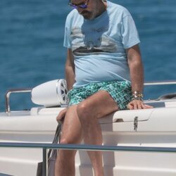 Jaime de Marichalar en un barco en Ibiza