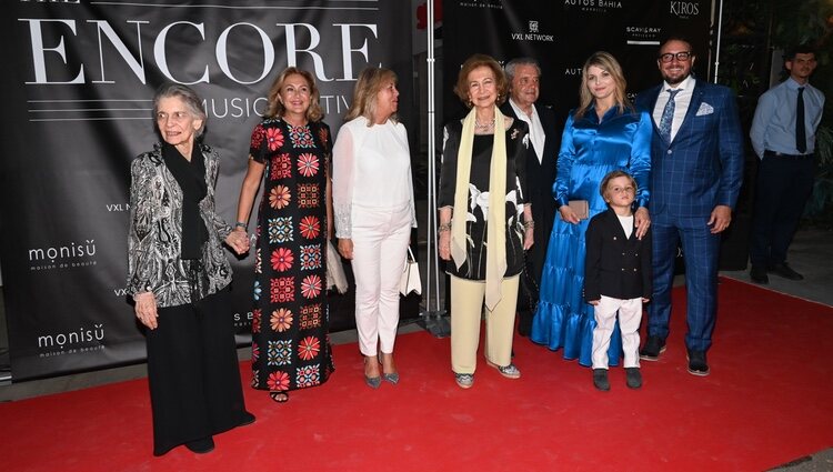 La Reina Sofía, su hermana Irene de Grecia y otros asistentes del concierto Maggio Musical de Marbella