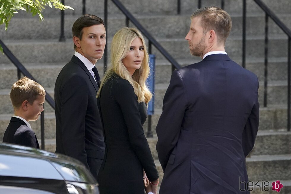 Ivanka Trump en el funeral de su madre Ivana Trump