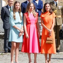 La Reina Letizia, la Princesa Leonor y la Infanta Sofía en la festividad de Santiago Apóstol 2022