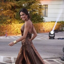 Lara Álvarez presumiendo de vestido en la final de 'Supervivientes 2022'