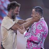 Nacho Palau y Jorge Javier Vázquez en la final de 'Supervivientes 2022'