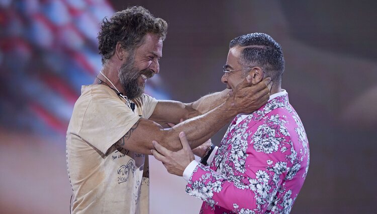 Nacho Palau y Jorge Javier Vázquez en la final de 'Supervivientes 2022'