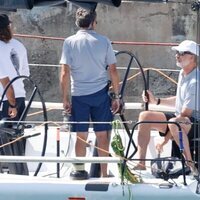 El Rey Felipe a bordo del Aifos en sus vacaciones en Palma de Mallorca 2022