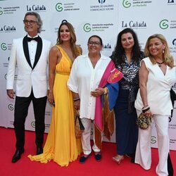 Poty Castillo, Eva Ruiz, María del Monte e Inmaculada Casal en la gala de la Asociación Española Contra el Cáncer de Marbella