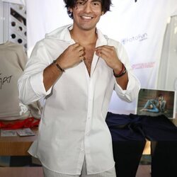 Alejandro Reyes en la presentación de su línea de ropa