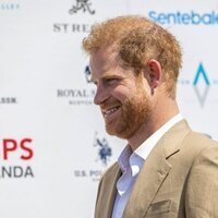 El Príncipe Harry asiste un partido de polo en Colorado