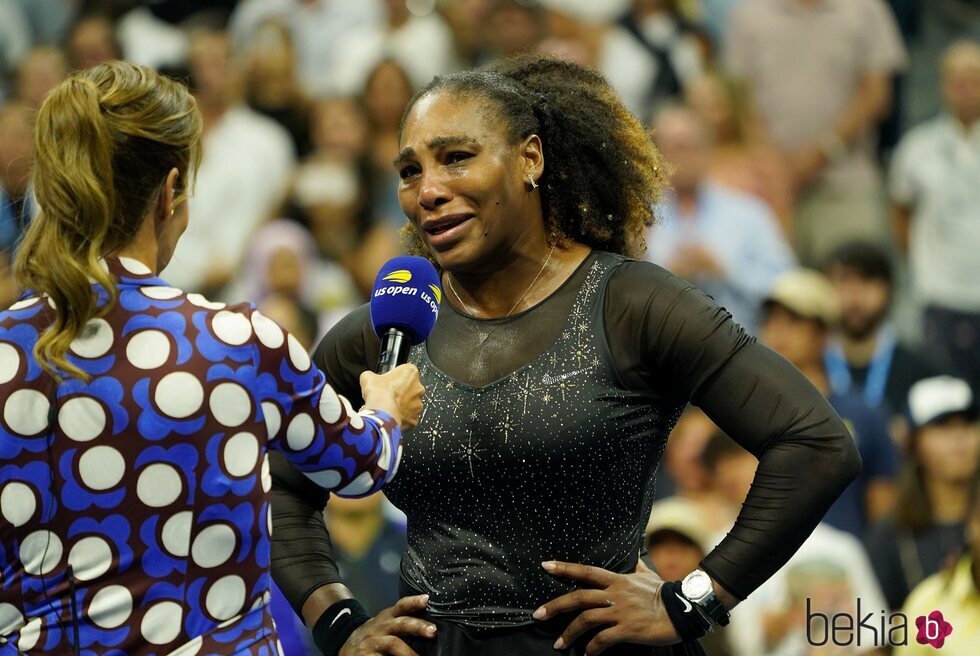 Serena Williams se emociona al despedirse del tenis