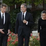 Los Reyes Felipe y Letizia con el Embajador británico para dar sus condolencias por el fallecimiento de Isabel II