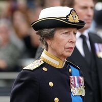 La Princesa Ana acompaña al féretro de la Reina Isabel II desde Buckingham Palace hasta Westminster