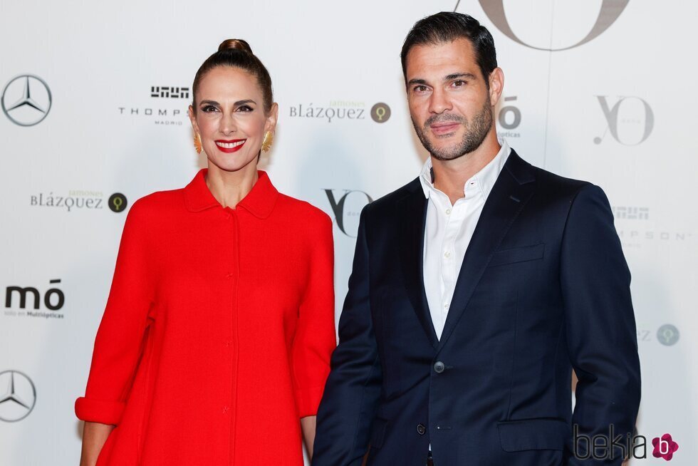 Nuria Fergó y Juan Pablo Lauro en la fiesta Yo Donna de la Madrid Fashion Week 2022