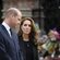 El Príncipe Guillermo y Kate Middleton en Sandrigham viendo los homenajes a la Reina Isabel II