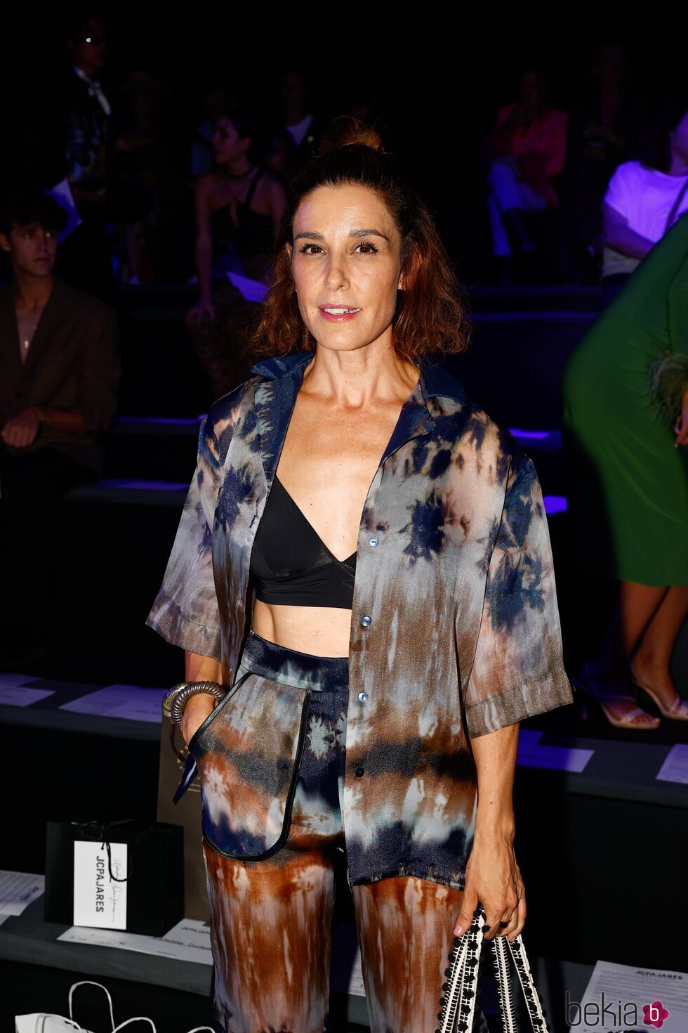 Raquel Sánchez Silva en el front row de la Mercedes Benz Fashion Week septiembre 2022