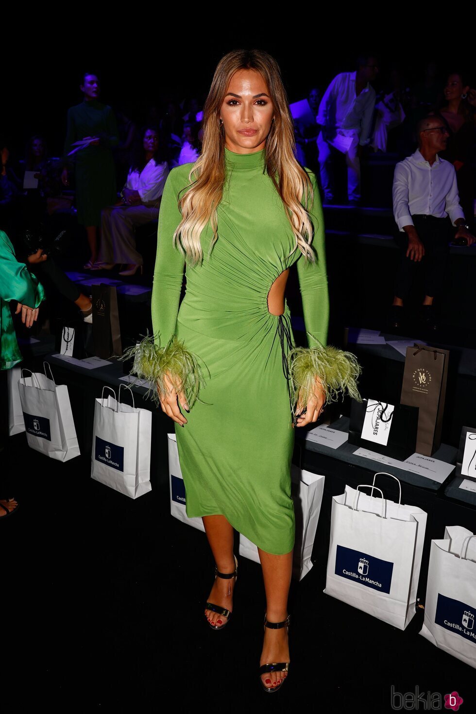 Michelle Calvó en el front row de la Mercedes Benz Fashion Week septiembre 2022