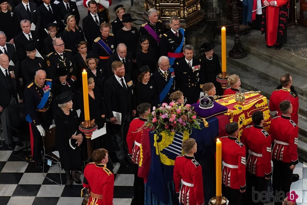 Las Casas Reales europeas en el funeral de la Reina Isabel II