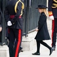 La Princesa Charlotte en el funeral de la Reina Isabel II