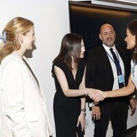 La Reina Letizia en su reunión con expertos de UNICEF en Nueva York