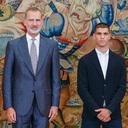 El Rey Felipe recibe a Carlos Alcaraz