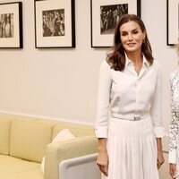 La Reina Letizia y Jill Biden en Nueva York en el Día de la Investigación del Cáncer