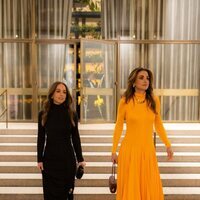 Rania de Jordania y su hija la Princesa Iman en Nueva York