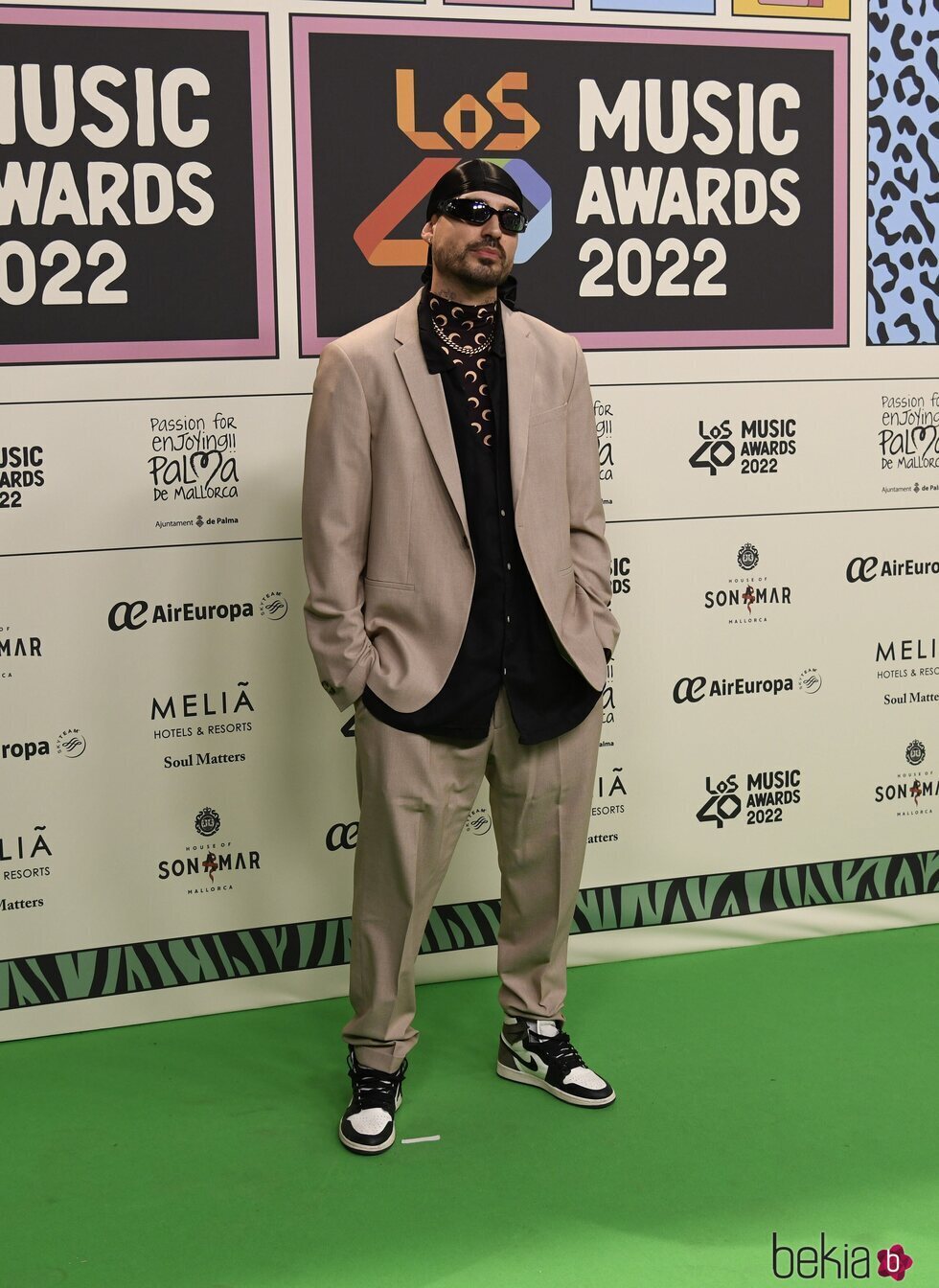 Fabio Colloricchio en la cena de nominados de Los 40 Music Awards 2022