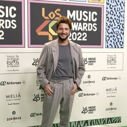 Manuel Carrasco en la cena de nominados de Los 40 Music Awards 2022