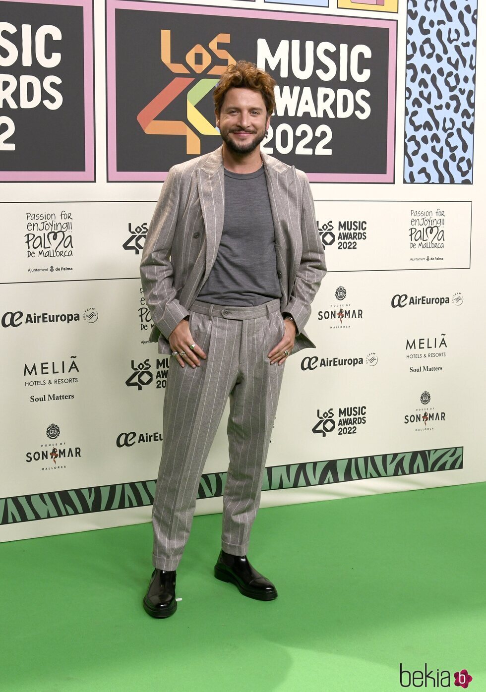 Manuel Carrasco en la cena de nominados de Los 40 Music Awards 2022