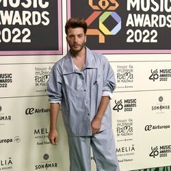Blas Cantó en la cena de nominados de Los 40 Music Awards 2022