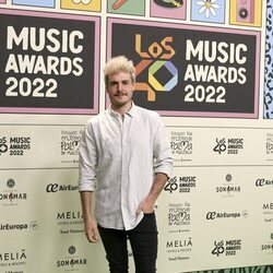 Miki Núñez en la cena de nominados de Los 40 Music Awards 2022