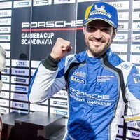 Carlos Felipe de Suecia en la Porsche Carrera Cup